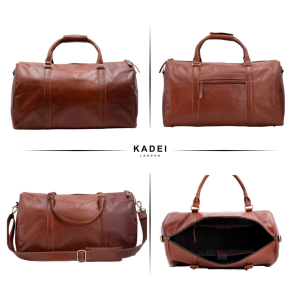 Men Duffle Bag-Toronto (British Brown) - Image 8
