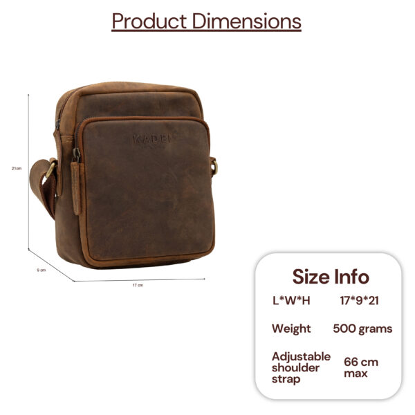 Men's Side Bag-Birmingham ( TF Brown) - Image 5