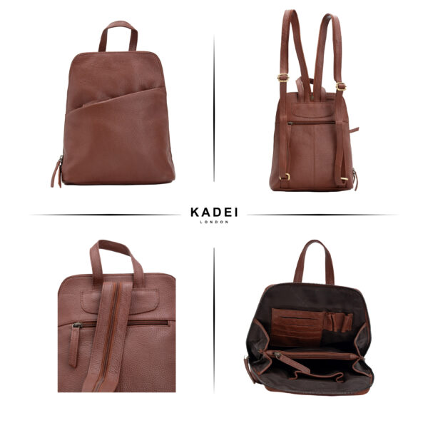 Small Back Pack-Amsterdam( British Brown) - Image 8