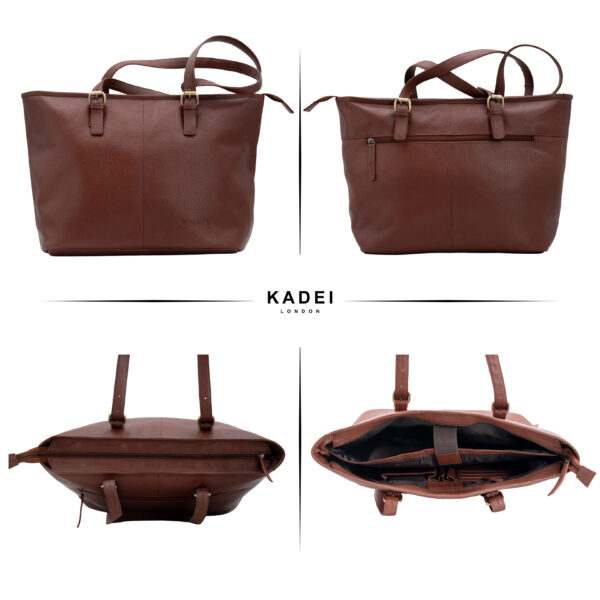 Women's Tote Bag-Paris( British Brown) - Image 7