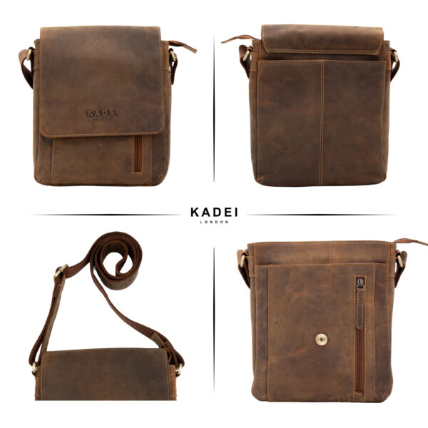 Men's Side Bag- Warsaw (TF Brown) - Image 7