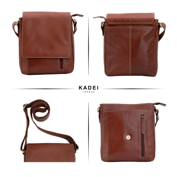 Men's Side Bag-Warsaw (British Brown) - Image 7