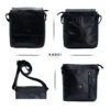 Men's Side Bag-Warsaw (Black) - Image 6