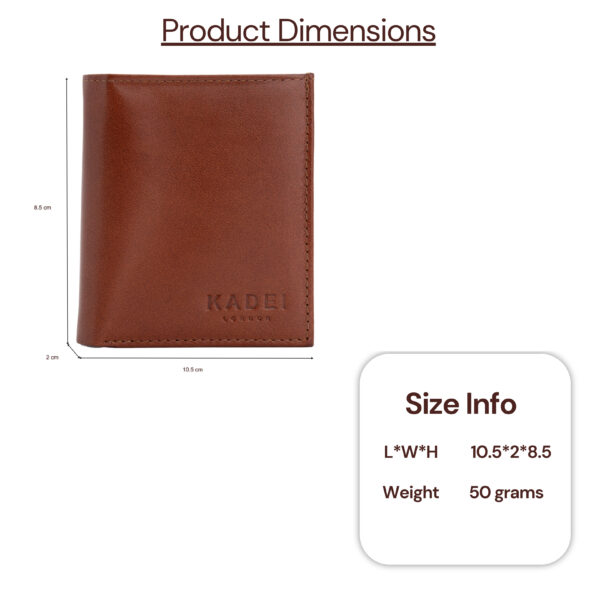 Men's Card Holder-Rome(British Brown) - Image 7