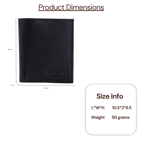 Men's Card Holder-Rome(Black) - Image 7