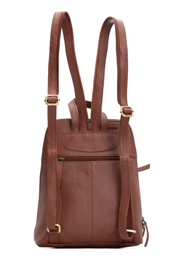 Small Back Pack-Amsterdam( British Brown) - Image 3