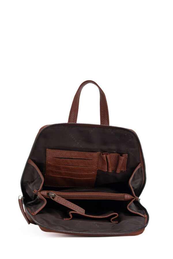 Small Back Pack-Amsterdam( British Brown) - Image 5