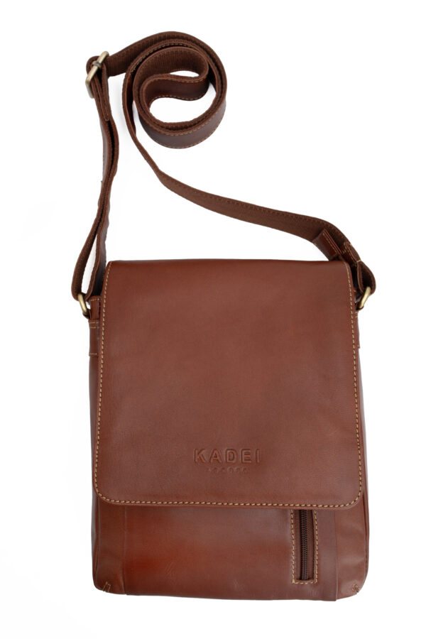 Men's Side Bag-Warsaw (British Brown) - Image 4