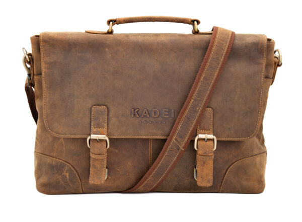 Flap Laptop Bag-New York(TF Brown) - Image 2