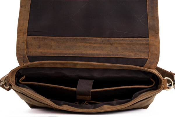 Flap Laptop Bag-New York(TF Brown) - Image 5