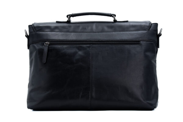 Flap Laptop Bag-New York(Black) - Image 4