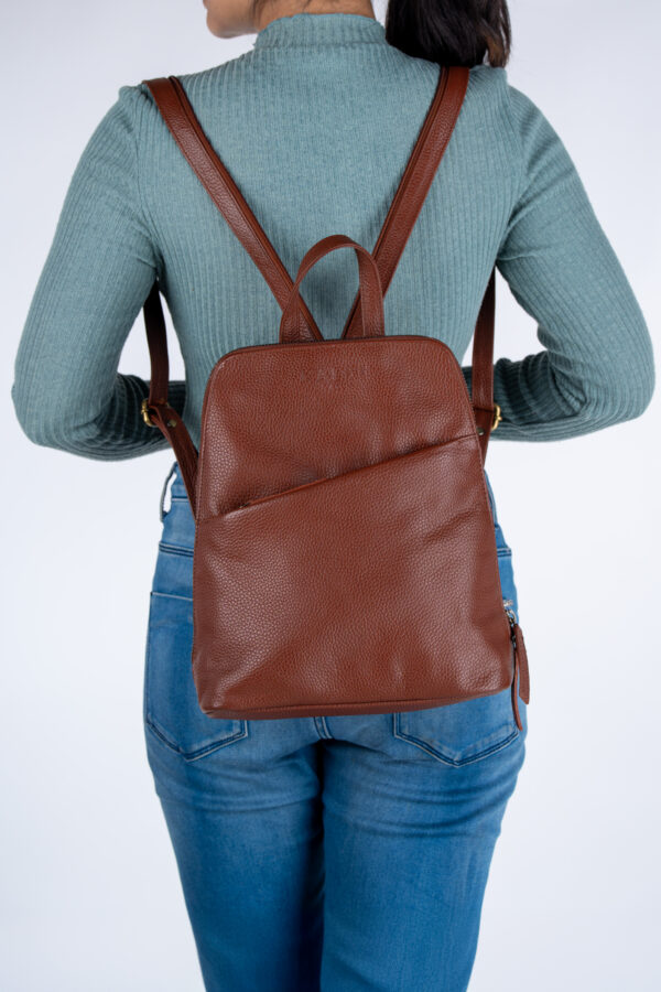 Small Back Pack-Amsterdam( British Brown) - Image 6