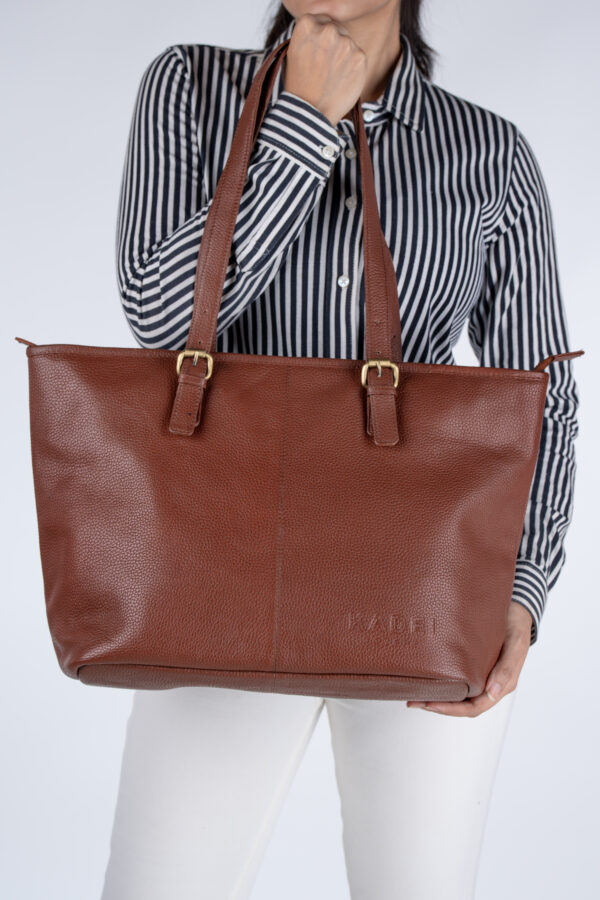 Women's Tote Bag-Paris( British Brown) - Image 6