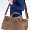 Men Duffle Bag-Toronto(TF Brown) - Image 6
