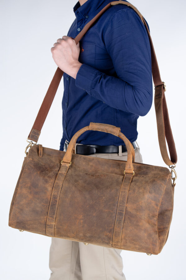 Men Duffle Bag-Toronto(TF Brown) - Image 6