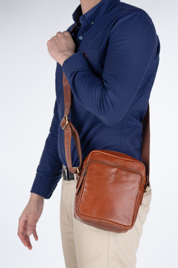 Men's Side Bag-Birmingham ( British Brown) - Image 6