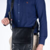 Men's Side Bag-Warsaw (Black) - Image 8