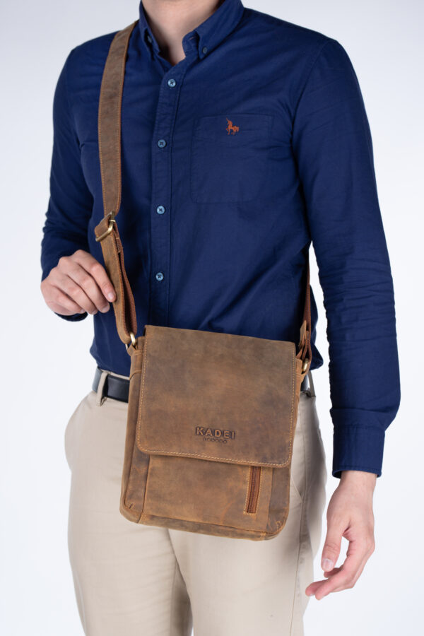 Men's Side Bag- Warsaw (TF Brown) - Image 5