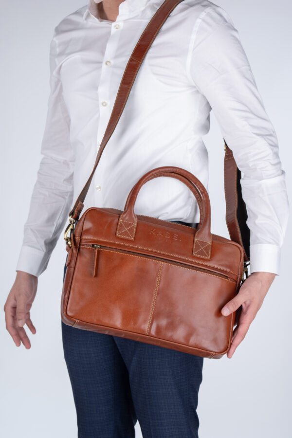 Laptop Bag -Chicago(British Brown) - Image 6