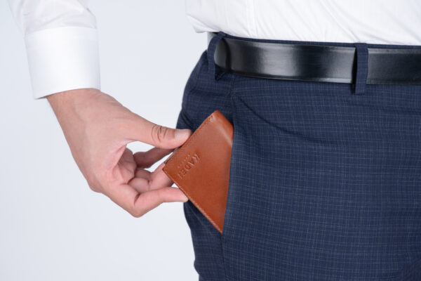 Men's Card Holder-Rome(British Brown) - Image 6