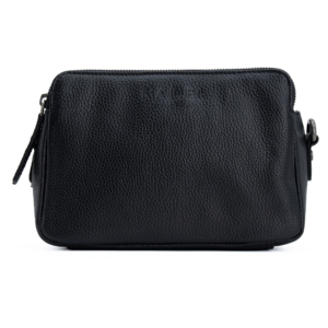 Women's Double Zip Side Bag-Leeds(Black)